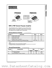 FMB3946 datasheet pdf Fairchild Semiconductor