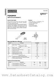 FQA26N30 datasheet pdf Fairchild Semiconductor