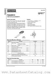 FQA28N15 datasheet pdf Fairchild Semiconductor