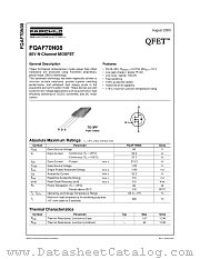 FQAF70N08 datasheet pdf Fairchild Semiconductor