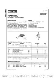 FQP140N03L datasheet pdf Fairchild Semiconductor