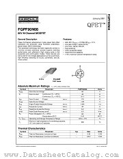 FQPF90N08 datasheet pdf Fairchild Semiconductor