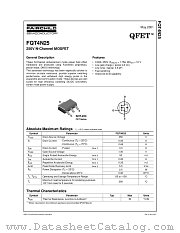 FQT4N25 datasheet pdf Fairchild Semiconductor