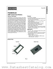 FSAM20SL60 datasheet pdf Fairchild Semiconductor