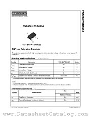 FSB660 datasheet pdf Fairchild Semiconductor