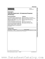 FSTU16211 datasheet pdf Fairchild Semiconductor