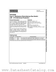 FSTU3253 datasheet pdf Fairchild Semiconductor