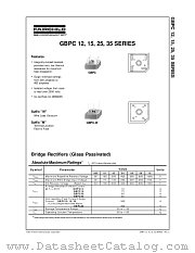 GBPC1204 datasheet pdf Fairchild Semiconductor