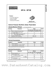GF1G datasheet pdf Fairchild Semiconductor