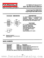 GMC7275CA datasheet pdf Fairchild Semiconductor
