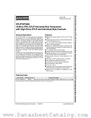 GTLP16T1655 datasheet pdf Fairchild Semiconductor