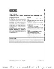 GTLP17T616 datasheet pdf Fairchild Semiconductor