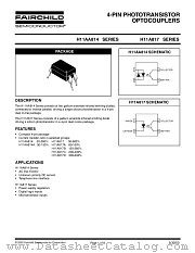 H11A817B datasheet pdf Fairchild Semiconductor