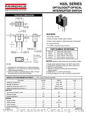 H22LOB datasheet pdf Fairchild Semiconductor