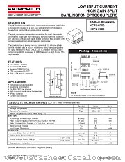 HCPL-0700 datasheet pdf Fairchild Semiconductor