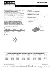 HGTG30N60A4D datasheet pdf Fairchild Semiconductor