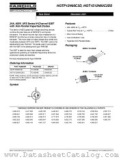 HGTP12N60C3D datasheet pdf Fairchild Semiconductor