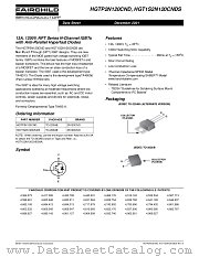 HGTP2N120CND datasheet pdf Fairchild Semiconductor