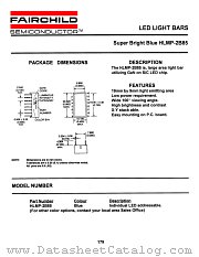 HLMP-2B85 datasheet pdf Fairchild Semiconductor