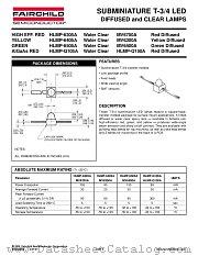 HLMP-6305A datasheet pdf Fairchild Semiconductor