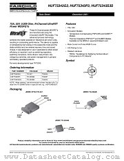 HUF75343S3S datasheet pdf Fairchild Semiconductor