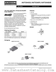 HUF75345G3 datasheet pdf Fairchild Semiconductor