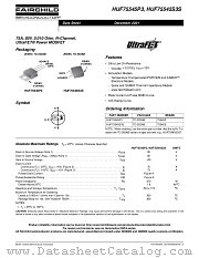 HUF75545P3 datasheet pdf Fairchild Semiconductor