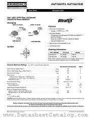 HUF75637P3 datasheet pdf Fairchild Semiconductor