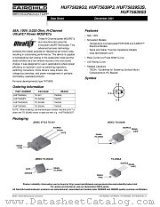 HUF75639G3 datasheet pdf Fairchild Semiconductor