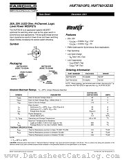 HUF76013D3S datasheet pdf Fairchild Semiconductor