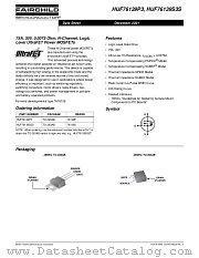 HUF76139P3 datasheet pdf Fairchild Semiconductor