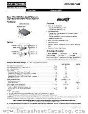 HUF76407DK8T datasheet pdf Fairchild Semiconductor
