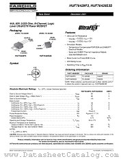HUF76429S3S datasheet pdf Fairchild Semiconductor