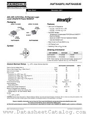 HUF76432P3 datasheet pdf Fairchild Semiconductor