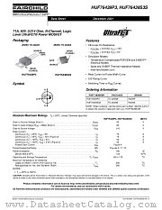HUF76439S3S datasheet pdf Fairchild Semiconductor