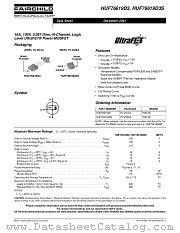 HUF76619D3S datasheet pdf Fairchild Semiconductor