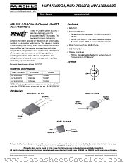HUFA75333G3 datasheet pdf Fairchild Semiconductor