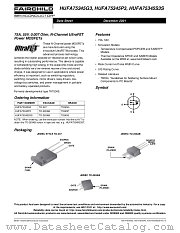 HUFA75345G3 datasheet pdf Fairchild Semiconductor