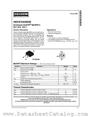 HUFA75433S3ST datasheet pdf Fairchild Semiconductor