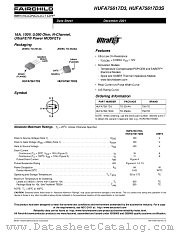 HUFA75617D3 datasheet pdf Fairchild Semiconductor