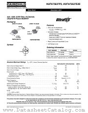 HUFA75637S3S datasheet pdf Fairchild Semiconductor