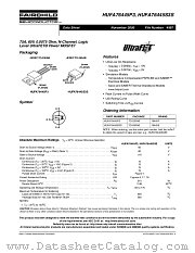 HUFA76445P3 datasheet pdf Fairchild Semiconductor