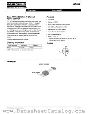 IRF620 datasheet pdf Fairchild Semiconductor