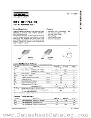 IRFS614B datasheet pdf Fairchild Semiconductor