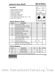 IRLW510A datasheet pdf Fairchild Semiconductor