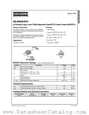 ISL9N302AP3 datasheet pdf Fairchild Semiconductor