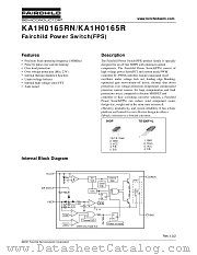 KA1H0165RN datasheet pdf Fairchild Semiconductor