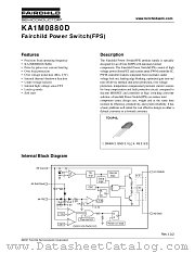 KA1M0880D datasheet pdf Fairchild Semiconductor