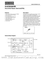 KA2S0880B datasheet pdf Fairchild Semiconductor