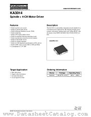 KA3014 datasheet pdf Fairchild Semiconductor
